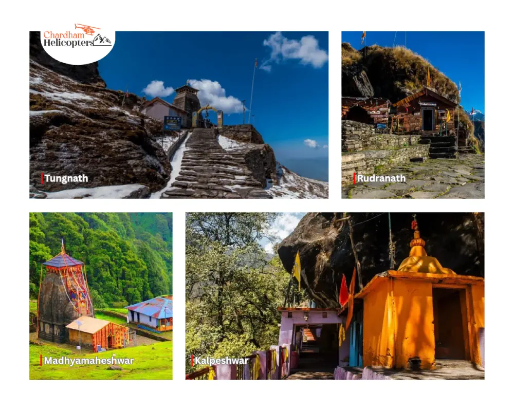 best place to visit near Kedarnath: Tungnath, Rudranath,Madhyamaheshwar, Kalpeshwar