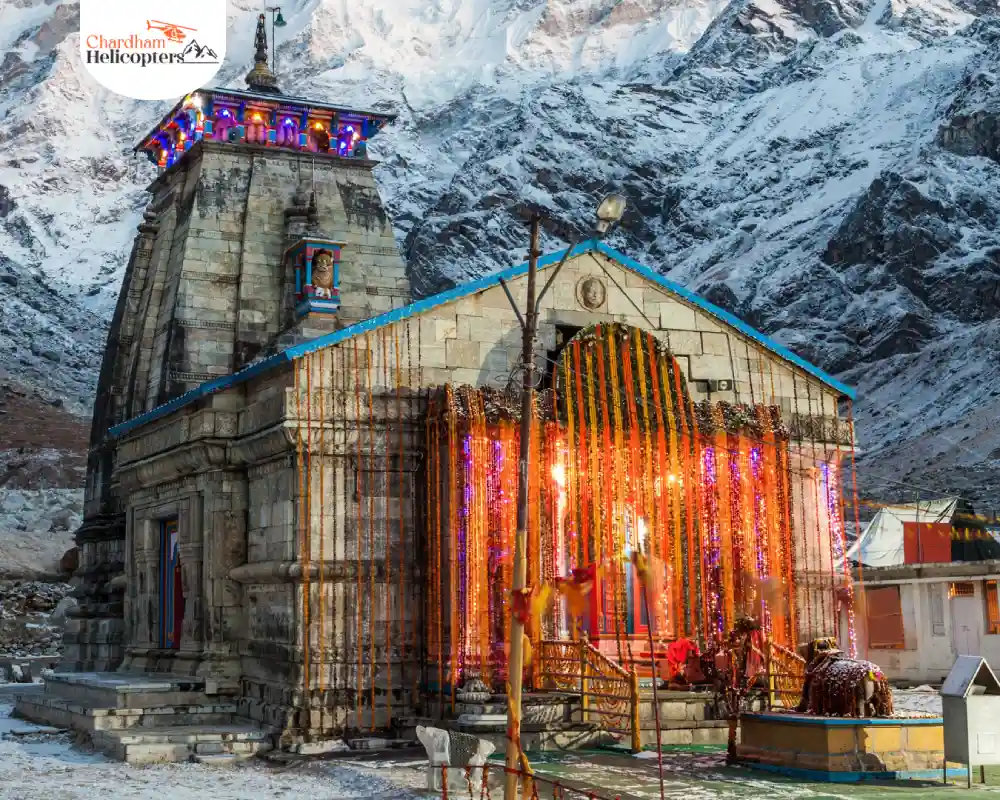 Kedarnath Temple – Sacred Shiva shrine in Chardham Yatra places, accessible by helicopter